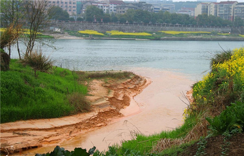 湖南石门矽砂企业环境污染致澧水如黄河